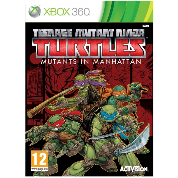 TMNT Teenage Mutant Ninja Turtles Mutants in Manhattan Xbox 360 Game